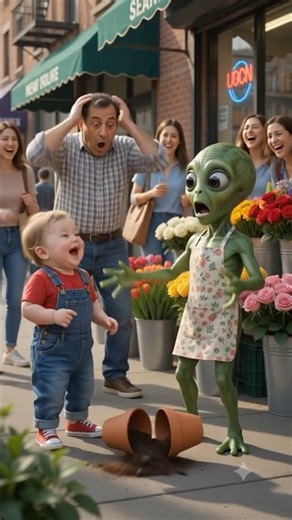 Baby Trolls the Alien Flower Seller! 👽🌹😂