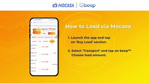 Top-up your beep™ card hassle-free with the Mocasa app. Enjoy easy reloading anywhere for a smoother ride. #beepit anytime, anywhere. #Mocasa | beep card