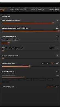 Updated Moza R5 Pit House Settings for Forza Horizon 6 #forza #forzahorizon6 #moza