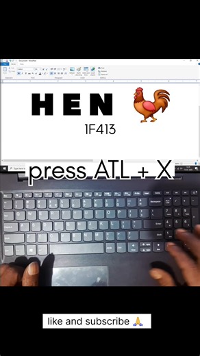 CREATE HEN SYMBOL IN MS WORD || COMPUTER SHORTCUT KEYS TRICKS ||#computer #msword