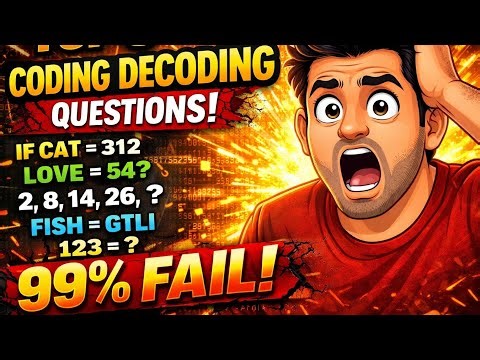 99% Log Fail Ho Gaye 😱 | Kya Aap Solve Kar Paoge? (Coding-Decoding)Ye Question Ne Sabko Hara Diya 😳