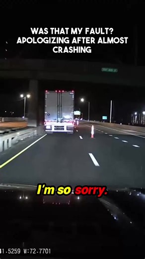 That split-second moment when road etiquette meets absolute navigation chaos. The apologies are flying after a *near miss*, but then the GPS drops instructions that defy physics. Merging onto two different ramps simultaneously? The actual culprit here might be that navigation system! Pure unadulterated driving frustration captured perfectly. #NearMiss #GPSFail #DrivingFails #TrafficChaos #DashCam