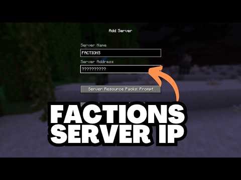 Minecraft 1.21.11 Factions Server IP Address