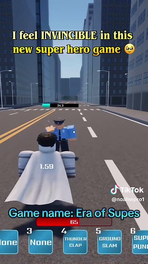 This New Roblox game will make you feel INVINCIBLE #roblox #invincible #superhero #viral #trending