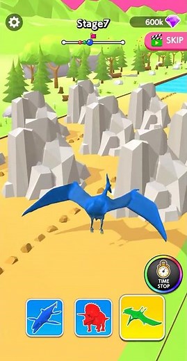 🎮 Dino Ninja Race Stage 🦖👑 #shorts #mobilegame #trex