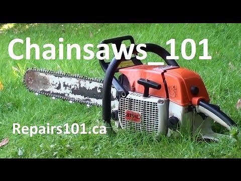 Chainsaws 101 - Safe Operation - What You Need To Know