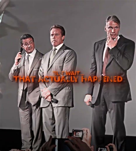 Five legends on one STAGE | Arnold Schwarzenegger X Dolph Lundgren X Sylvester Stallone Edit