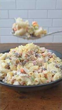 Creamy Ham and Cheese Macaroni Salad #food #fyp #panlasangpinoy