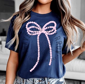 Pink Pearl Bow PNG | Clipart | Sublimation Design | Girly Digital Download - Etsy Canada