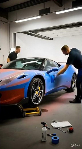 Full Restoration of a Rusty Ferrari Testarossa #shorts #trendingshorts #viralshorts