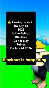 the july 24 roblox blackout explained 😭🙏