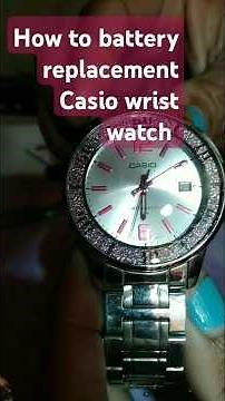 ||How to Battery replacement of Casio wrist watch||
