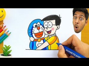 How to Draw Cute Friends Hugging | Easy Fun Drawing Tutorial for Beginners | Step by Step Sketch