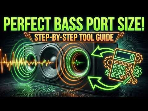 How to Use Subwoofer Bass Port Size Estimator for Deep Bass Audio Step‑by‑Step