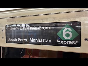 IRT Subway: R62A (6) Train Ride from Bowling Green to Pelham Bay Park via South Ferry Loop