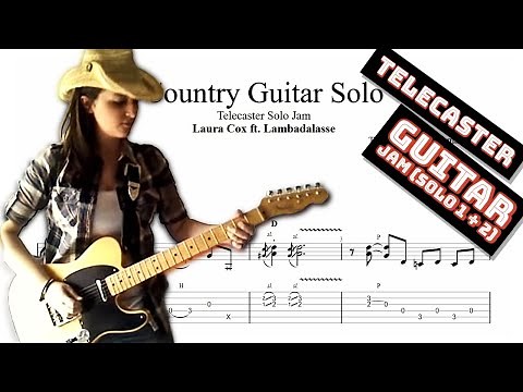 Country Telecaster Guitar Solo TAB (Laura Cox with Friends)