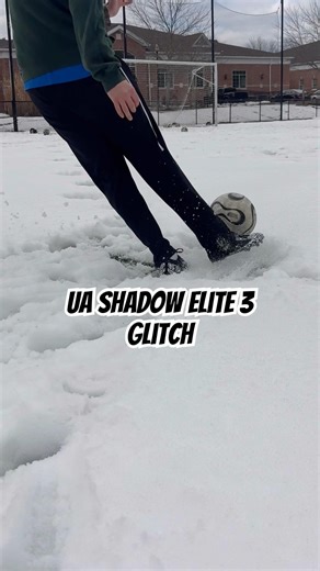 Kicks in the UA Shadow Elite 3 Glitch edition