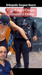 Is this for real? That’s NOT how to treat an elbow dislocation. most elbow dislocations are posterior and can be reduced by slowly, extending the album out while using your thumb to push the electron on an interior and popping it back into place. They should be done by a train professional while the patient is sedated not by karate chop! 😷✅Follow @drdavidabbasi for More Daily Medical Content & Health Tips! 🌴😷Schedule a consultation to see Dr. Abbasi as a patient in Delray Beach! Visit www.pri