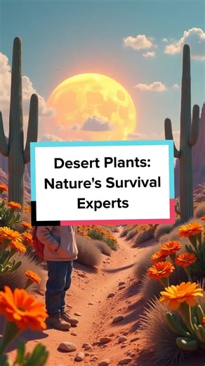 Discover the extraordinary adaptations of desert plants that allow them to thrive in harsh conditions. #DesertLife #PlantAdaptation #NatureWonders #SurvivalStrategies