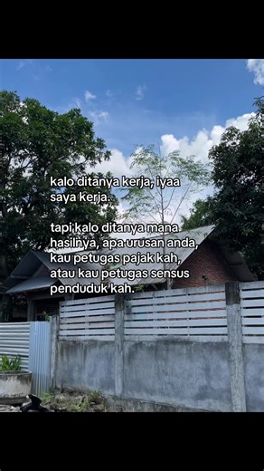 Kerja Apa Saja, Hasil Kerja Mana?