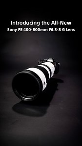 ICYMI: We launched our longest lens to date last week, the Sony 400-800mm F6.3-8 G OSS lens, packed with advanced features to take your imagery to greater distances than ever before. Learn more about this new lens and preorder NOW to be the first to go the farthest: https://electronics.sony.com/imaging/lenses/full-frame-e-mount/p/sel400800g?utm_campaign=sa_various_sonyalphasocial_20230222&utm_source=other&utm_medium=social_organic&utm_content=alpha&cid=sco-na-3351 . #SonyAlpha | Sony - Alpha Uni
