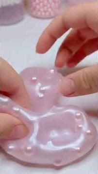 Pearl Slime ASMR Relaxing Sounds #asmr #satisfyling #relaxing #sensoryplay