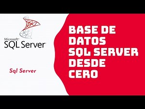 Crear Base de datos SQL SERVER (Fácil y rápido y sin código) desde cero