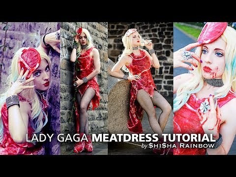 Lady Gaga Meatdress - fast & easy! ► Costume Tutorial