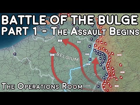 Battle of the Bulge, Animated - Part 1, The Assault Begins