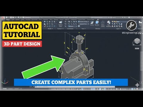 Autocad 3D Modeling Tutorial #AutoCADMyanmar