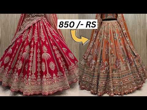 मात्र ₹480में लहंगा चोली lehenga manufacturer lehenga wholesale market surat