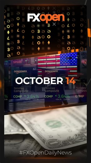 Daily Market News with FXOpen - 14 October 2025 🔸 After record crypto crash, a rush to hedge against another freefall; 🔸 Dow, S&P 500, Nasdaq futures slump as Wall Street looks to big bank earnings; 🔸 Dollar pulls back as risk sentiment sours on fragile US-China trade ties. CFDs are complex instruments and come with a high risk of losing your money. Cryptocurrency CFDs are not available to Retail clients at FXOpen UK. #CryptoCrash #BitcoinNews #Ethereum #StockMarketUpdate #WallStreet #USMarke