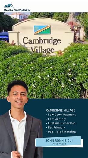 Affordable Condo in Cambridge Village, Cainta