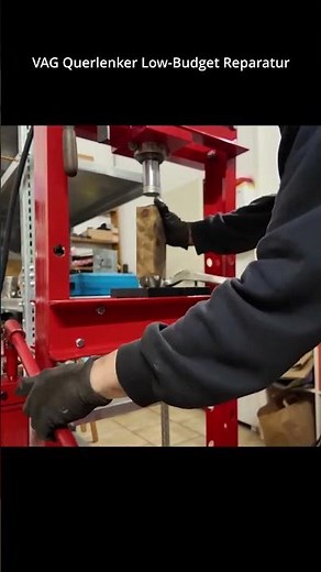 Low-Budget Querlenker Reparatur. Auspressen und Einpressen von Querlenker-Lagern. VAG VW Audi