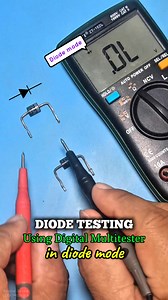 1.1M views · 9.2K reactions | Diode Testing using Digital multitester in diode mode. #fblifestyle #Reels #viral #shorts #diyproject #diyprojects #electronics #componenteselectrónicos #ideas #komponenelektronik #creative #radio #repair #electroniccomponents #FM #DIY #audio #speaker #electrician #electricalengineering | Belajar Servis Elektronika | Facebook