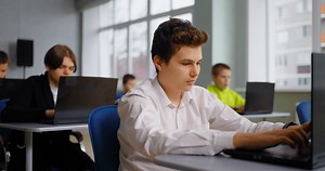 High School Students Boys Learning Stock Footage SBV-349104793 - Storyblocks