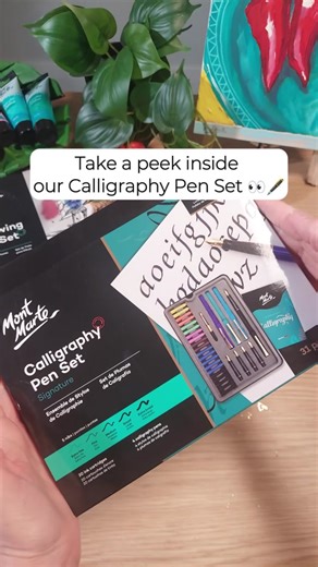 Thinking about trying calligraphy? Our Calligraphy Pen Set Signature 31pc has everything you need to get started, all in one kit! It even comes with an introduction to calligraphy booklet full of handy hints so you can go from beginner to pro in no time 🖋😁 Check out what’s inside and see how easy it is to get started! ✍️ Discover more about our Calligraphy Pen Set on our website! https://www.montmarte.com/products/calligraphy-pen-set-signature-32pc?variant=40820415692939 #calligraphy #calligra