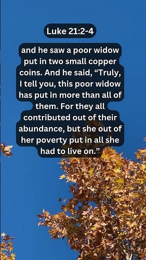 Journey of faith and spiritual growth | Luke 21:2-4 Daily Bible Verse