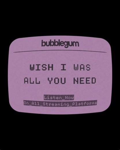 smallroommusic on Instagram: "wanna feel you my bubblegum 😋 #bubblegum #wadfah #smallroommusic"