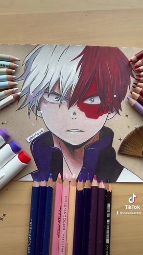Todoroki drawing #todoroki #anime #pencilart #myheroacademia #bnha #mha #fyp #foryou #fy