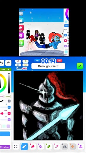Undertale - Undyne ##roblox #art #undertale