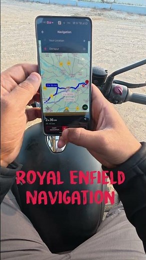 How to Connect Royal Enfield Navigation | Tripper Map Step by Step || #royalenfield #map