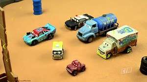 336K views · 4.3K reactions | Mini City Disney Racers TOWN Radiator Springs Miss Fritter Chase Mack Lightning McQueen & Mater Race | Sugarinobearus | Facebook
