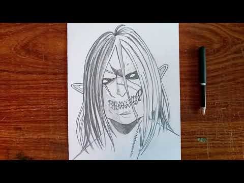 How to Draw Eren’s Final Transformation | Easy Attack on Titan Drawing Tutorial for Beginners