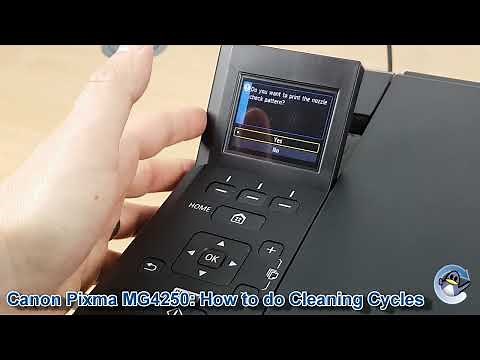 Canon Pixma MG4250: How to do Printhead Cleaning and Deep Cleaning Cycles to Improve Print Quality