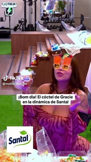 Delicioso cóctel Bondía con Jugo Santal