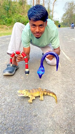 New remote control 2Ta Rc Snake 🐍 And Crocodile Ki unboxing Disi Dekho🥰#shortsfeed