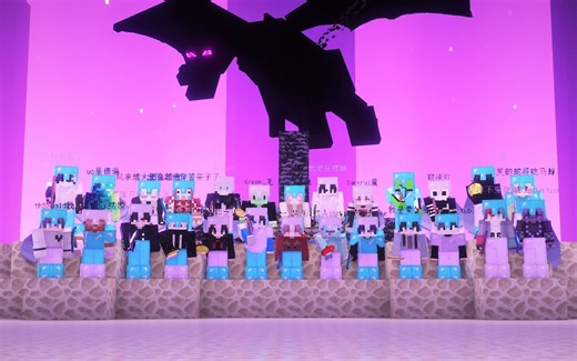 ⚡通关我的世界，但是全程靠朋友帮助⚡#末地篇