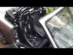 MX5 bucket seat and 6 point harness install
