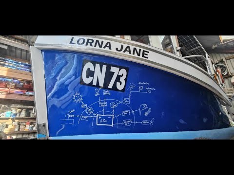 An all electric Lobster fishing boat How it Works Lorna Jane.